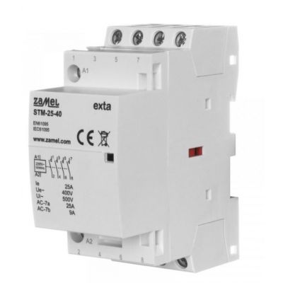 Stycznik modułowy instalacyjny 25A 4xNO 230V AC STM-25-40 ZAMEL (EXT10000295-WUN)